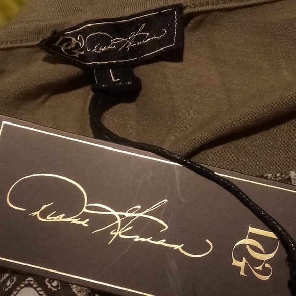 DG2 olive print large tiered tank - Picture 7 of 10